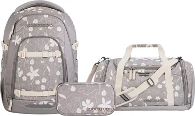 Produktbild von Coocazoo, Schulrucksack-Set MATE Vanilla Bloom 3-teilig