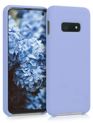 Produktbild von kwmobile Handyhülle für Samsung Galaxy S10e Hülle - Case Silikon - Kabelloses Laden - Schutzhülle Cover in Hellblau matt