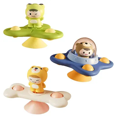 Zdjęcie produktu dla Zestaw 3 Fidget Spinner Z Przyssawką J002