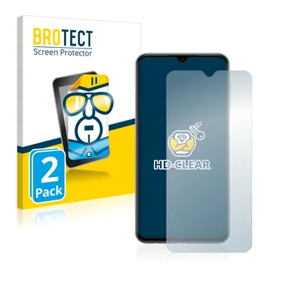 Produktbild von 2x Für Samsung Galaxy M33 Schutzfolie BROTECT Displayschutz Display Schutz Folie Klar Transparent