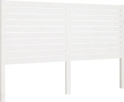 Produktbild von vidaXL Kopfteil Weiß 146x4x100 cm Massivholz Kiefer