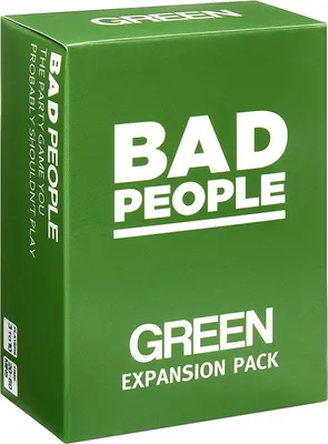 Obrázek produktu pro Rozšíření karetní hry Bad People Green - ENG Edition