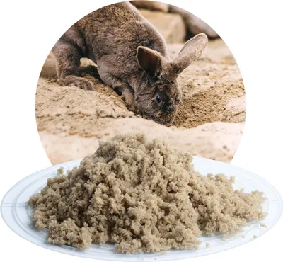 Produktbild von Schicker Mineral Kaninchen Buddelsand 25 kg Kaninchensand Buddelkiste Naturprodukt Pflege