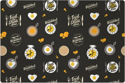 Produktbild von Küchenmatte 150x225 cm Vinylmatte Bodenmatte Dekoration - Eier Nudeln