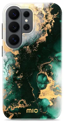 Zdjęcie produktu dla Etui MIO do telefonu Samsung Galaxy S26 Ultra z obsługą MagSafe – twarde etui z tyłu – Green Marble