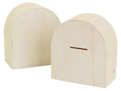 Immagine prodotto di Kreotime - Salvadanaio Creativ Company Legno 10x9cm | Confezione da 12 pezzi