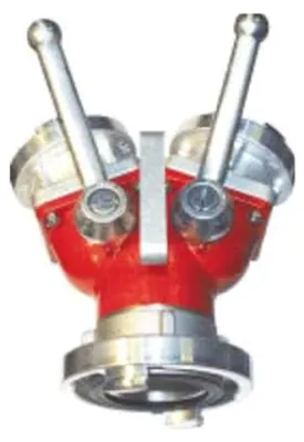 Produktbild von Verteiler Storz B-CC Feuerwehr Kugelhahn mit Absperrung und Storzkupplung