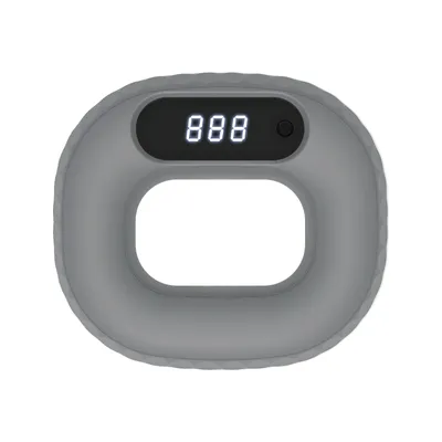 Produktbild von JASPORT GT3 Smart Griffkraft Trainer (Grau), Silikon Ring Handgriffstärker, Unterarm-/Handgelenk-/Finger-Grifftrainer, Rutschfest, mit Zähler, Stressa