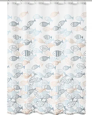 Immagine prodotto di Tenda da doccia Kleine Wolke in tessuto SARDINAS in multicolore con 180x200 cm