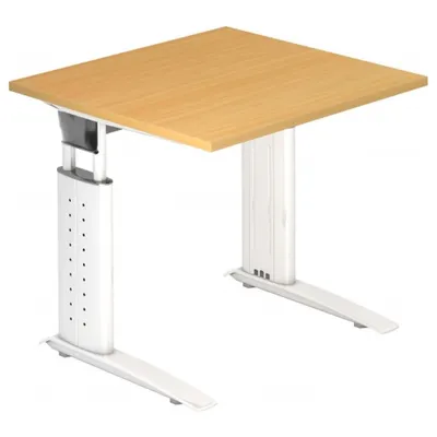 Immagine prodotto di UNDA 8 W - 80 x 80 regolabile in altezza faggio/bianco