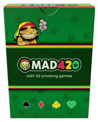 Produktbild von Mad Party Games Mad420 Playing Cards - Weed Game