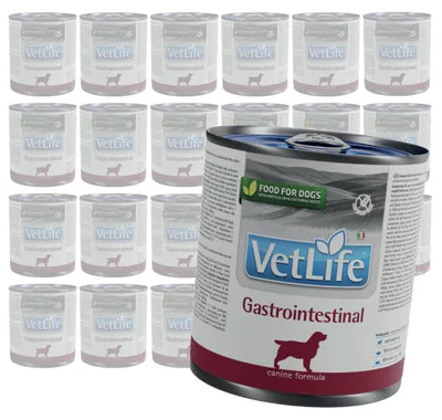Zdjęcie produktu dla Farmina Vet Life Gastrointestinal Canine 24x300g Mokra Karma Dla Psa z Ostrymi Zaburzeniami Wchłaniania Jelitowego