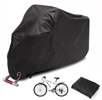 Produktbild von Wasserdichter Fahrradanhänger 200x70x110cm, Schwarz, 210T Oxford Stoff