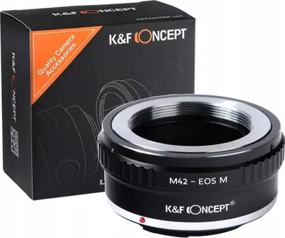 Zdjęcie produktu dla Adapter K&F CONCEPT do CANON EOS M EF-M na M42 / KF06.137