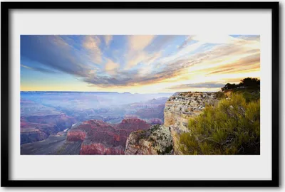 Produktbild von Bild 60x40 MDF-Rahmen Wandkunst Meer Berglandschaft
