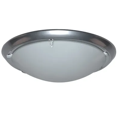 Produktbild von BRILLIANT Lampe Livorno Wand- und Deckenleuchte 30cm titan/weiß | 1x A60, E27, 60W, geeignet für Normallampen (nicht enthalten) | Funktionale Deckenleuchte, 30cm Durchmesser
