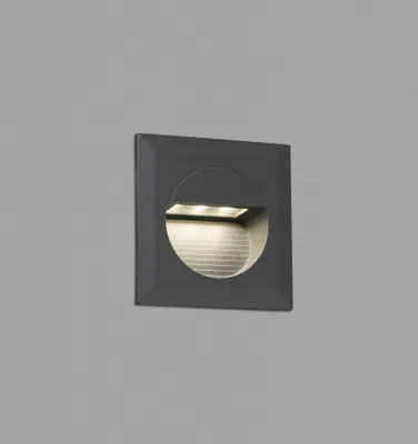 Produktbild von Faro 70402, Deckenbeleuchtung für den Außenbereich, Dunkles Grau, Aluminium, IP44, II, 1,2 W