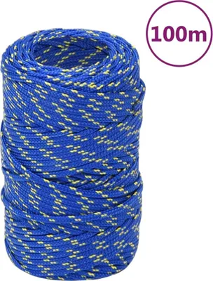 Image de Corde de bateau Bleu 2 mm 100 m Polypropylène