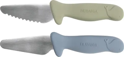 Immagine prodotto di FILIBABBA coltello per bambini Blue&Green confezione da 2 pezzi