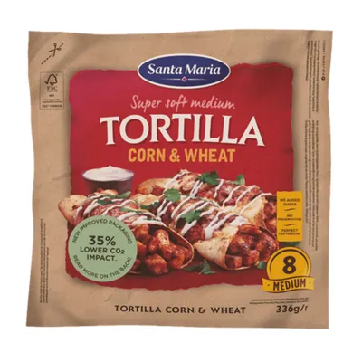 Image de Tortillas de blé et de maïs Santa Maria 336g