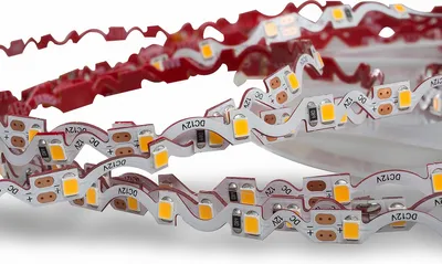 Produktbild von LED Strip ZICK-ZACK 2835Z Kaltweiß (6000k) 48W 5 Meter 12V IP20