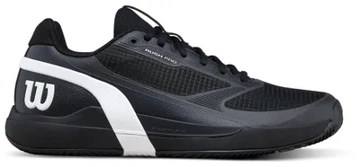 Immagine prodotto di Scarpa da tennis Wilson Rush Pro 5 Clay, da uomo, colore nero. (Adatta anche per il padel.)