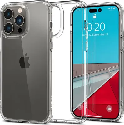 Produktbild von Spigen ACS04816, Cover, Apple, iPhone 14 Pro Max, 17 cm (6.7"), Transparent