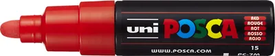 Produktbild von POSCA PC7M R, 1 Stück(e), Rot, Schwarz, Rund, 4,5 mm, 5,5 mm