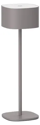 Produktbild von Luxus - Tischleuchte Milos - Taupe - H26 x Ø8