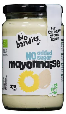 Zdjęcie produktu dla MAJONEZ JAJECZNY BEZ CUKRU370 ml -BANDITS