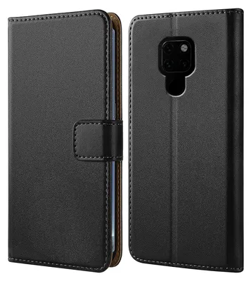Produktbild von Handy Tasche für Huawei Mate 20 Schutzhülle Bookstyle Etui Klapphülle Wallet Flip Cover Case Schwarz
