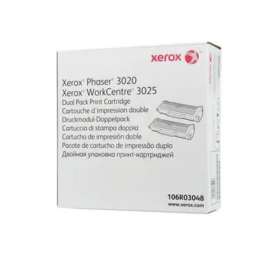 Produktbild von Xerox 106R03048, 3000 Seiten, Schwarz, 2 Stück(e)