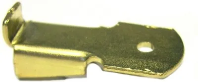 Image de Taquet standard pour crémaillère acier MONIN SAS - Longueur 32 mm - Acier laitonné - 522110