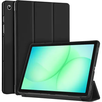 Image de Coque pour Samsung Galaxy Tab A11 Plus / A9 Plus, Antichoc avec Support Veille-Réveil - Noir