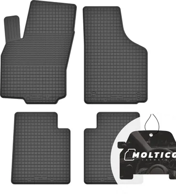 Produktbild von Gummimatten mit Rand Auto Fußmatten Gummi Automatten Passgenau 4-teilig Set - passend für Renault Twingo I 1993-2006
