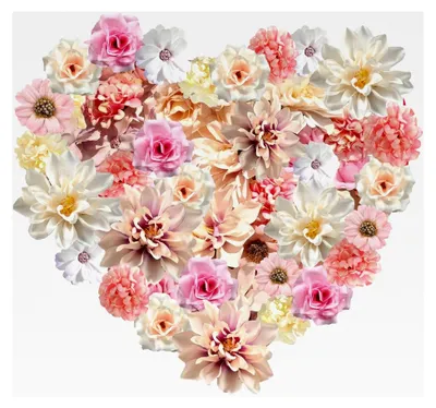 Produktbild von Rosa Kunstblumen, 40 Stück Künstliche Blumen für die Heimdekoration