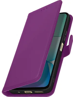 Produktbild von Avizar, Xiaomi Redmi 13 Kunstlederhülle mit Kartenfächern, Violett