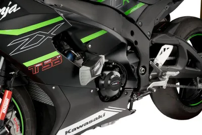 Produktbild von PUIG 21428N Sturzpads PRO 2.0 passend fuer KAWASAKI ZX-10R Schwarz