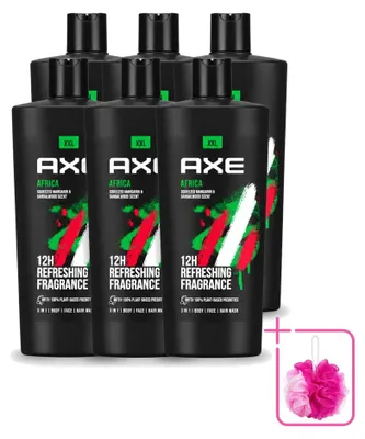 Obrázek produktu pro 6 kusů sprchového gelu AXE Africa - 700 ml - balení