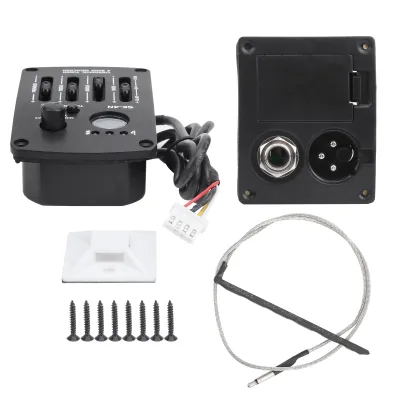 Image de EQ Equalizer Pickup Guitare acoustique Préamplificateur 4 bandes Accessoires pour instruments de musique SE- 4N