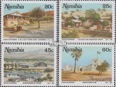 Produktbild von Briefmarken Namibia - Südwestafrika 1991 Mi 711-714 (kompl.Ausg.) postfrisch Tourismus