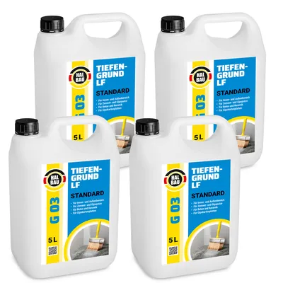 Produktbild von Tiefengrund Standard 20L Grundierung Haftgrund Wand Boden Innen Außen HB G03
