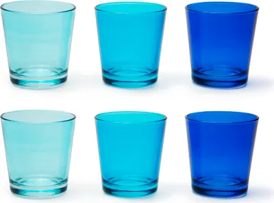 Produktbild von Excelsa set von 6 wasserglas Portofino glas 30 cl blau