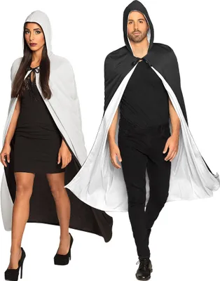 Image de Capes Twilight Noir et Blanc Réversibles (170 cm)