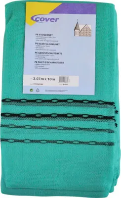 Produktbild von Gerüstschutznetz grün 50 g/m² 2,57 m x 10 m