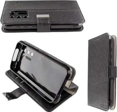 Image de caseroxx étui pour téléphone portable compatible avec Doogee S97 Pro Book Bag Wallet Case en noir