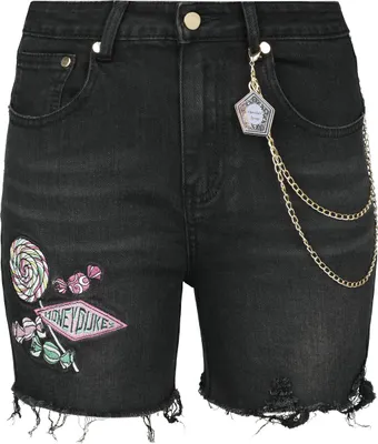 Produktbild von Harry Potter Short Damen Honeydukes black denim 27