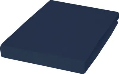 Produktbild von Janine Design Elastic-Jersey Spannbetttuch (für Box-Spring Betten) TOPPER 5001 Farbe marine Größe 200x200 cm