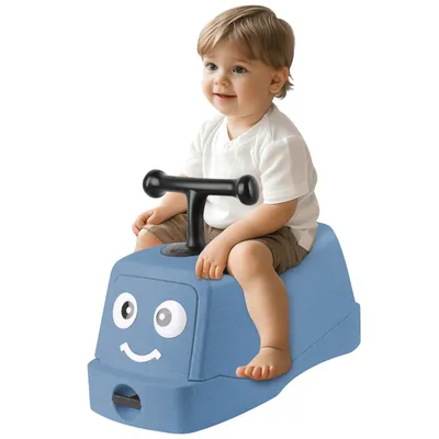 Image de Véhicule pour enfants Véhicule à trotteur pour l'intérieur et l'extérieur 22.5x52x24cm bleu