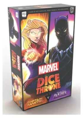 Produktbild von Marvel Dice Throne - Captain Marvel vs. Black Panther Board Game ENG